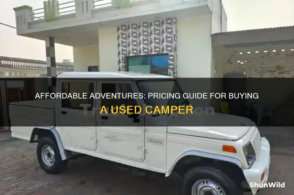 how much for a used camper