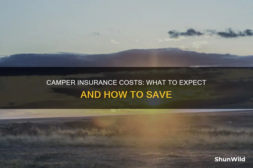 how much for camper insurance