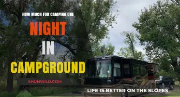 Camping Costs Unveiled: One Night at the Campground Price Guide