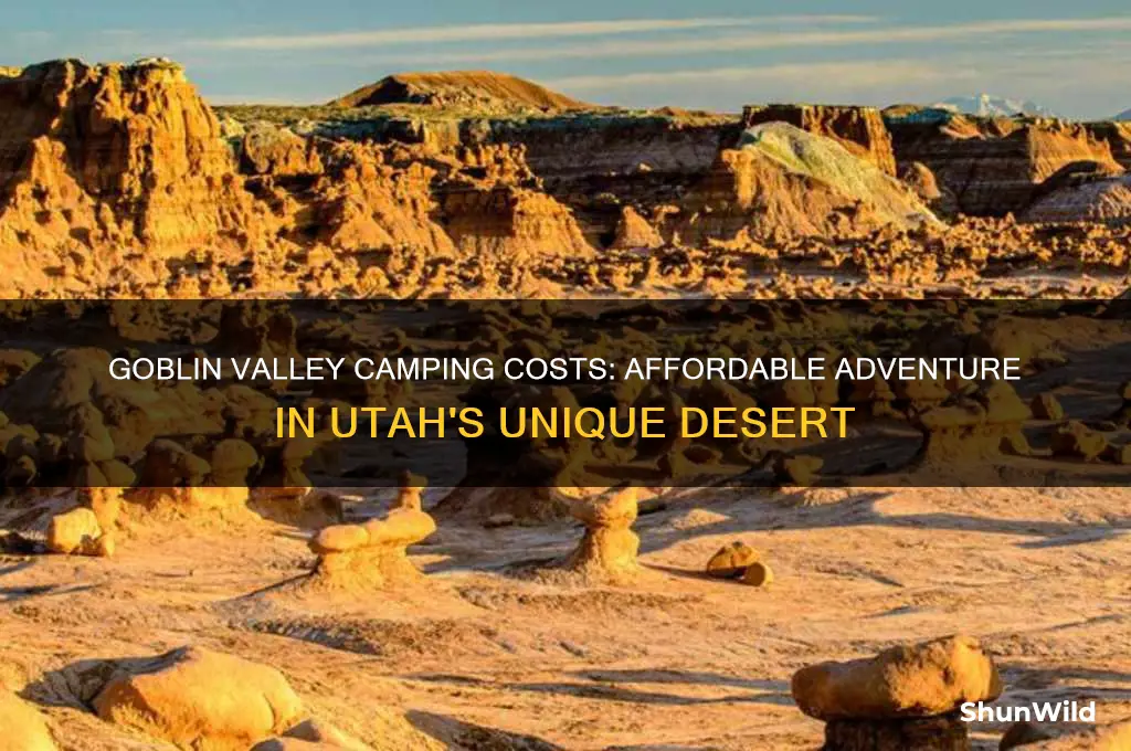 how much for goblin valley camping