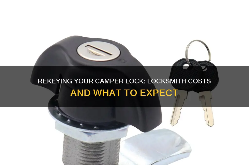 how much for locksmith to rekey campoer lock