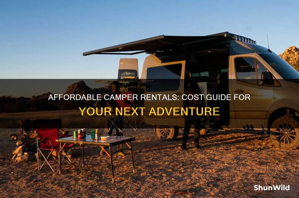 how much for rental camper