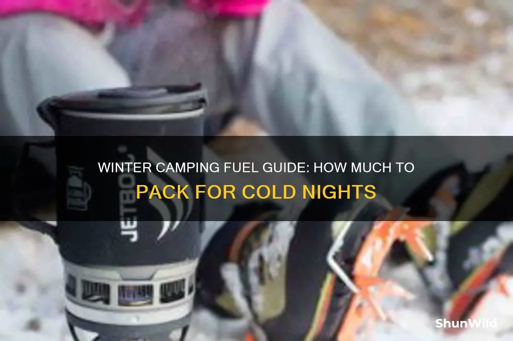 how much fuel for winter camping