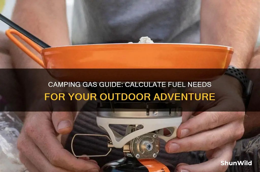 how much gas do i need camping