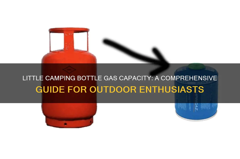 how much gas in little camping bottle
