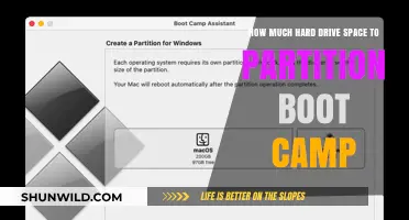 Optimal Boot Camp Partition Size: How Much Hard Drive Space?