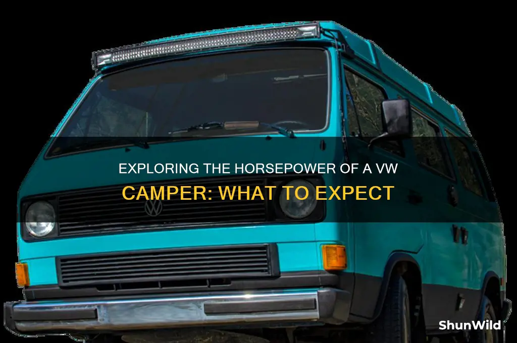 how much horsepower does a vw camper have