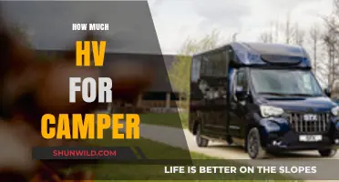 How Much HV Do You Need for Your Camper Van?