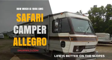 1986 GMC Safari Camper Allegro: Current Value and Pricing Guide