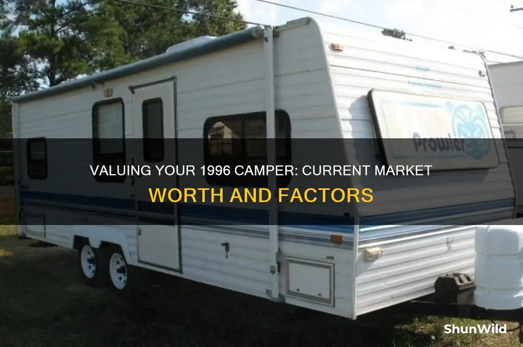 how much is a 1996 camper worth