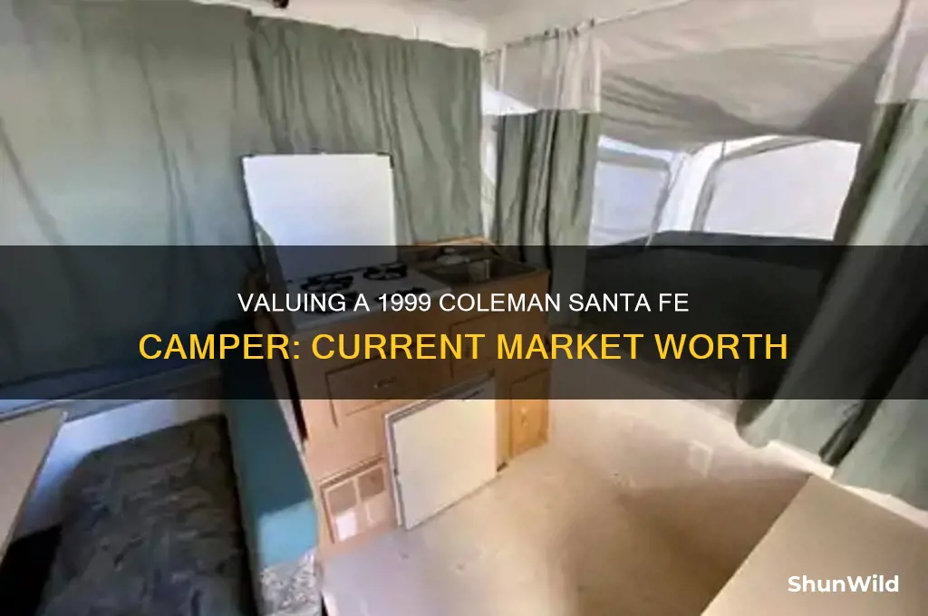 how much is a 1999 coleman sante fe camper worth