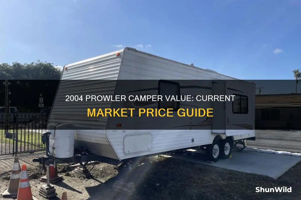 how much is a 2004 prowler camper worth