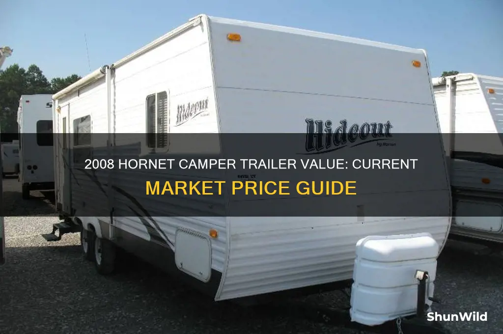 how much is a 2008 hornet camper trailer worth