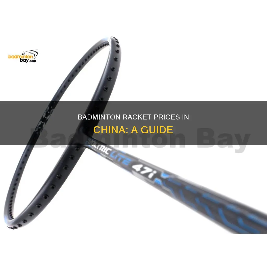 how much is a badminton racket in china