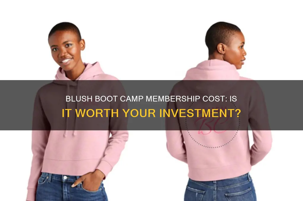 how much is a blush boot camp membership