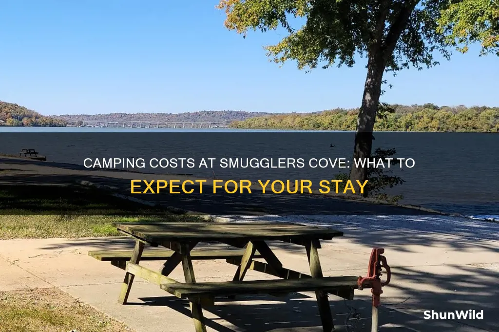 how much is a camp site ar smugglers cove
