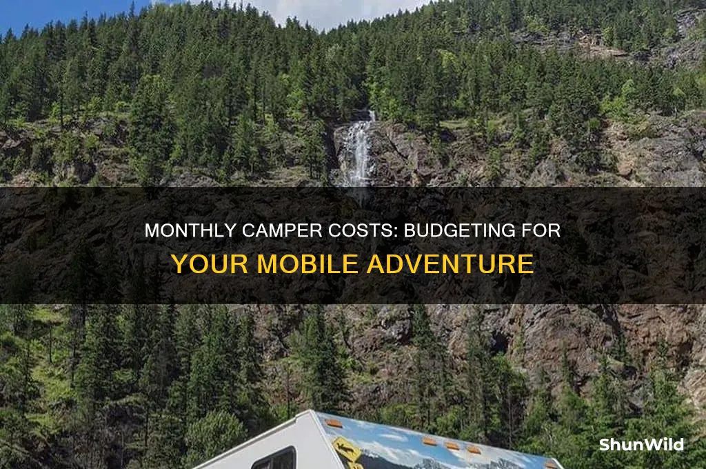 how much is a camper monthly
