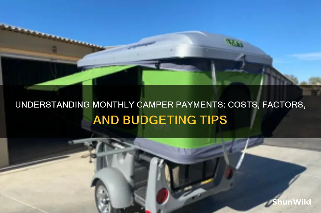 how much is a camper payment