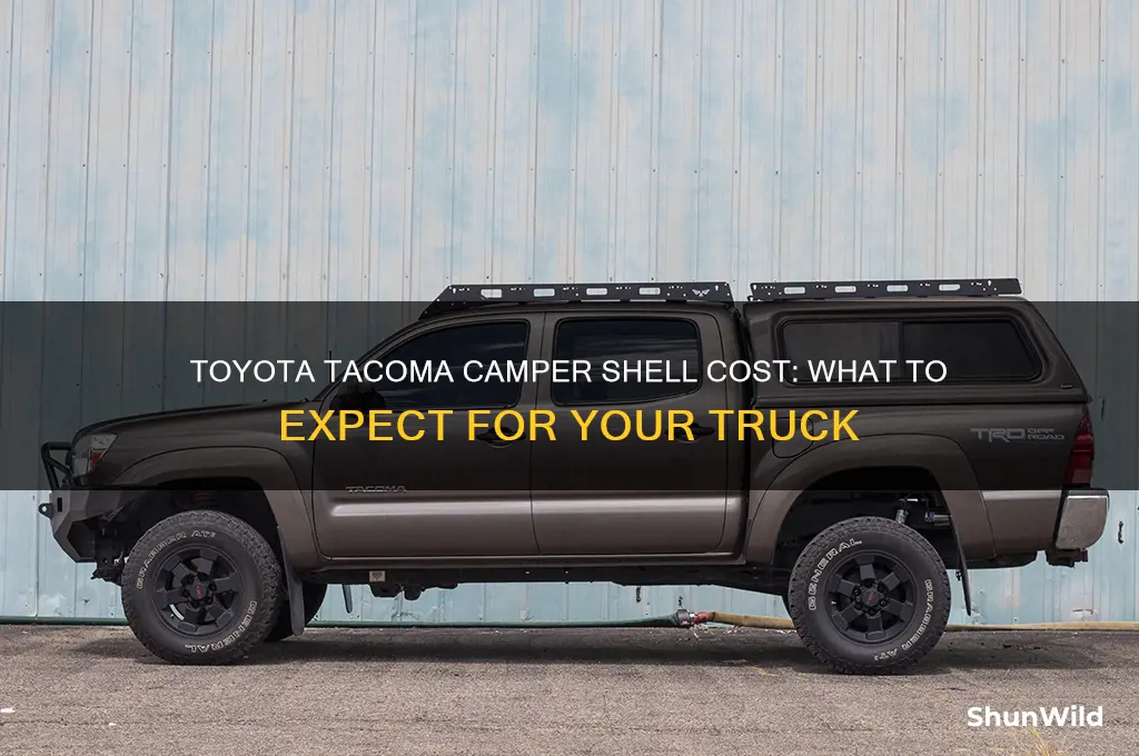 how much is a camper shell for a toyota tacoma