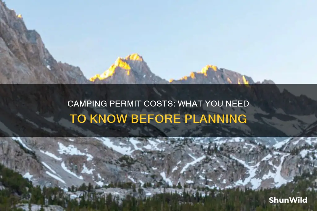 how much is a camping permit