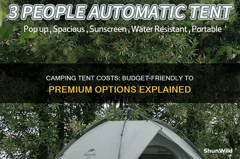 how much is a camping tent