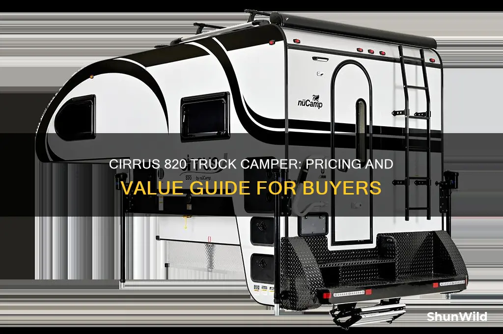 how much is a cirrus 820 truck camper