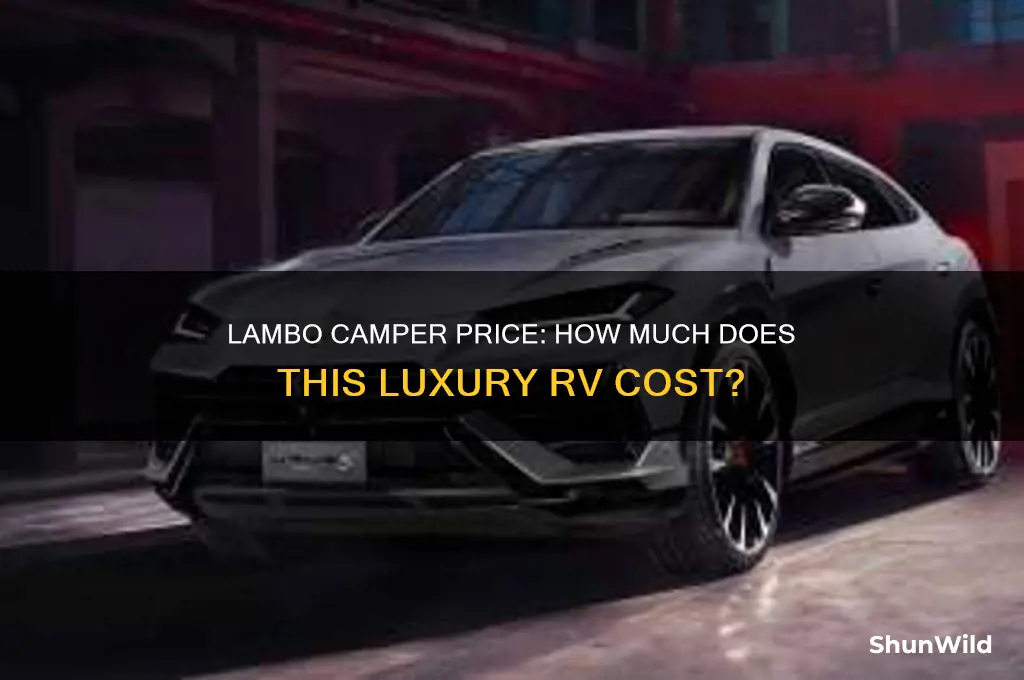 how much is a lambo camper