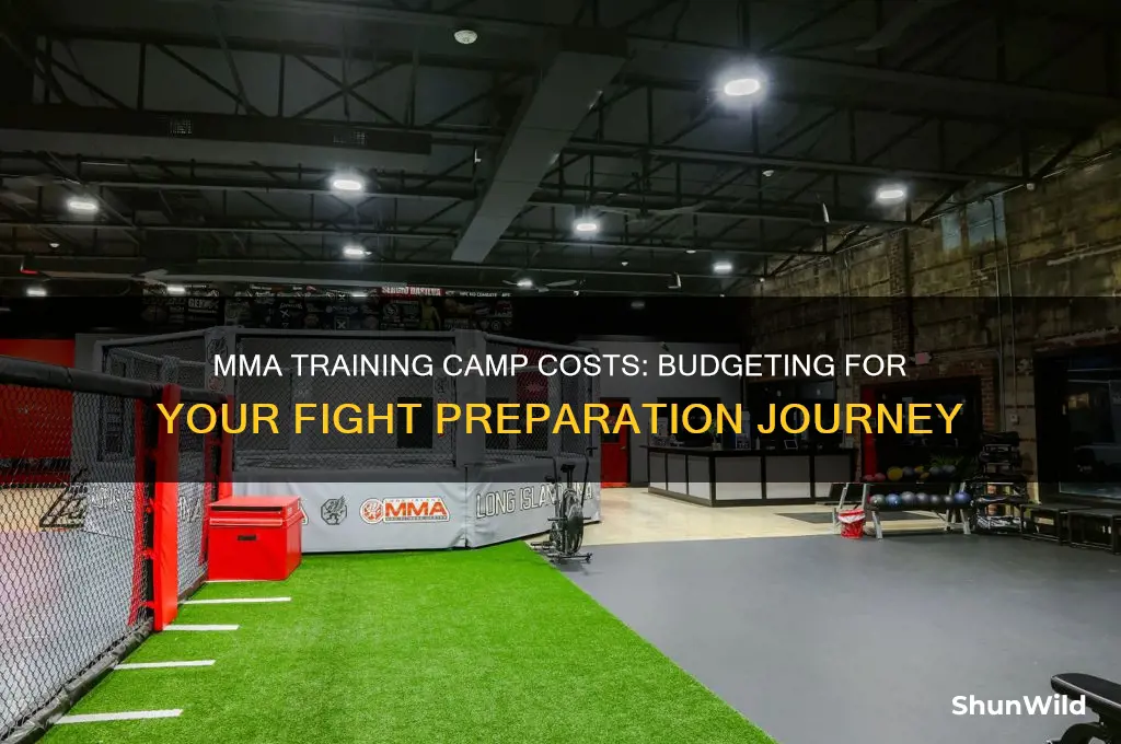 how much is a mma training camp
