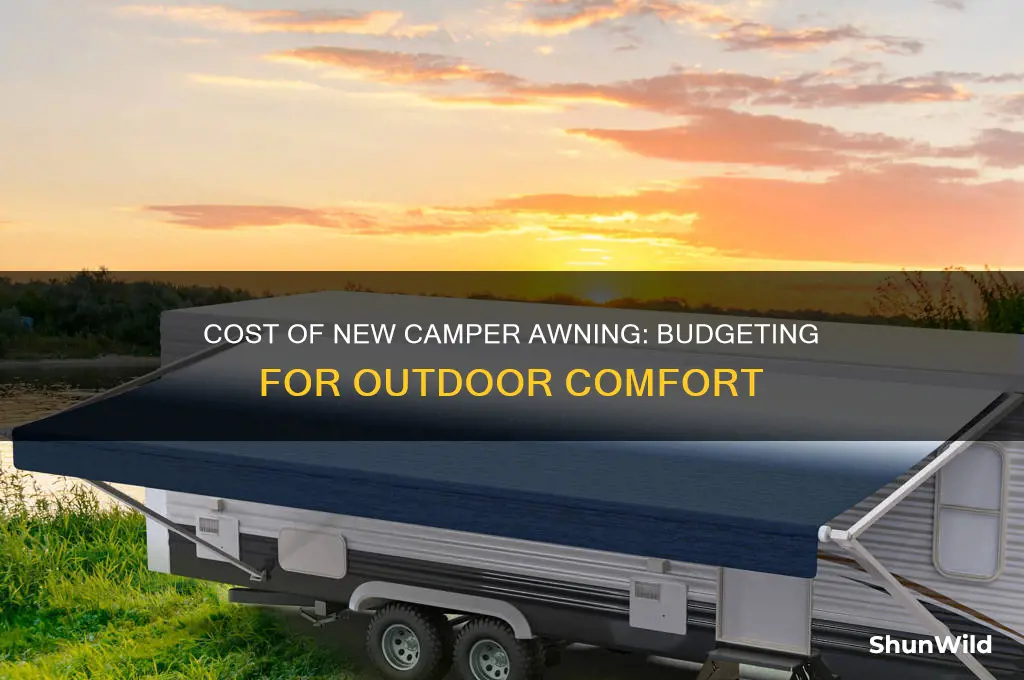 how much is a new awning for a camper