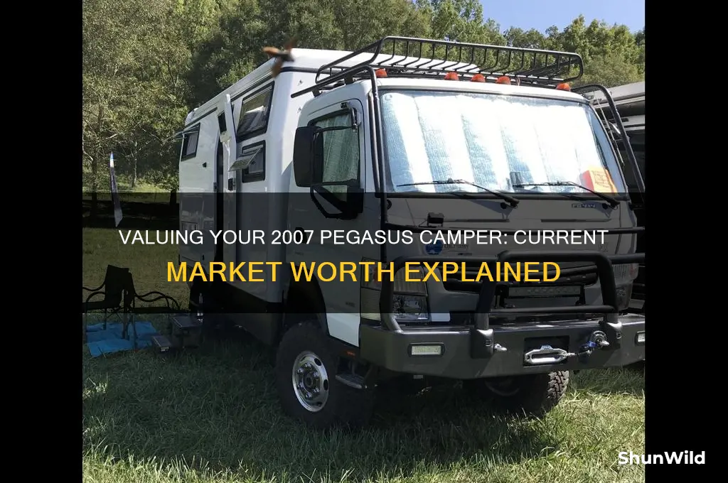 how much is a pegasus 2007 camper worth