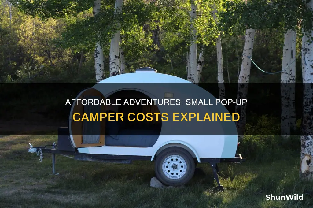 how much is a small pop up camper