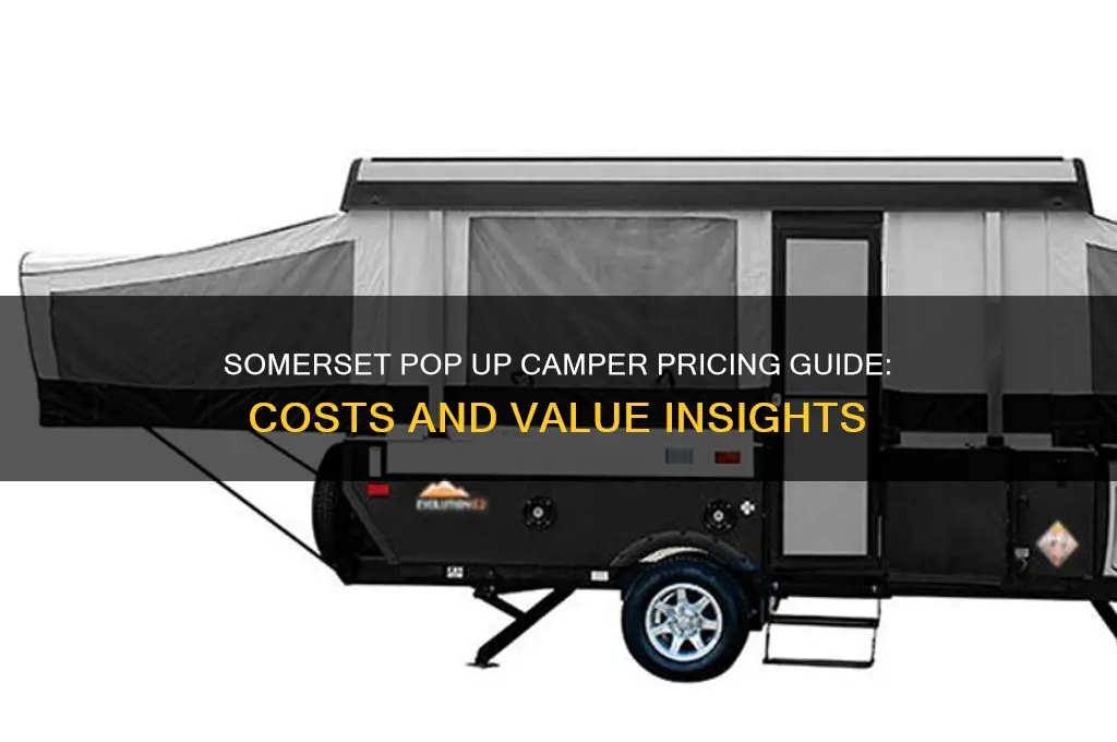 how much is a somerset pop up camper