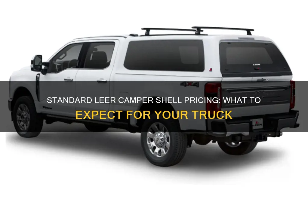 how much is a standard leer camper shell