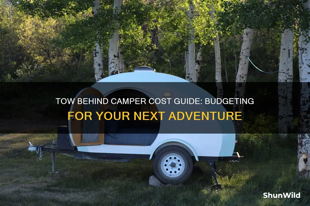 how much is a tow behind camper