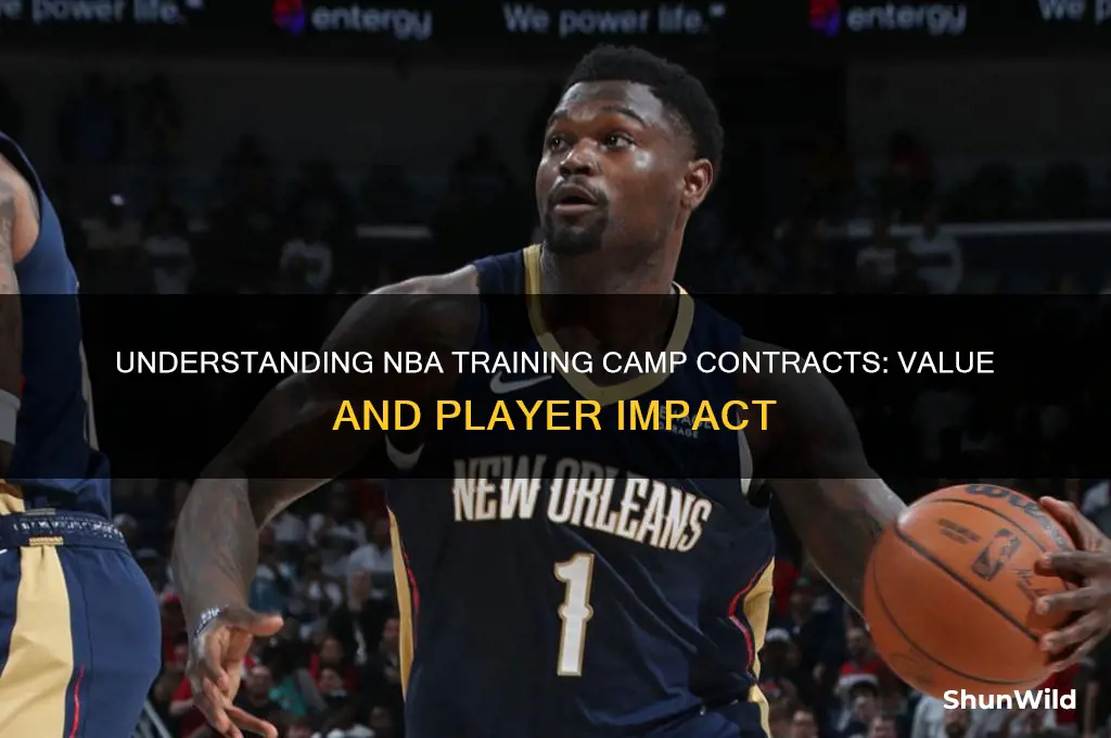 how much is a training camp deal nba