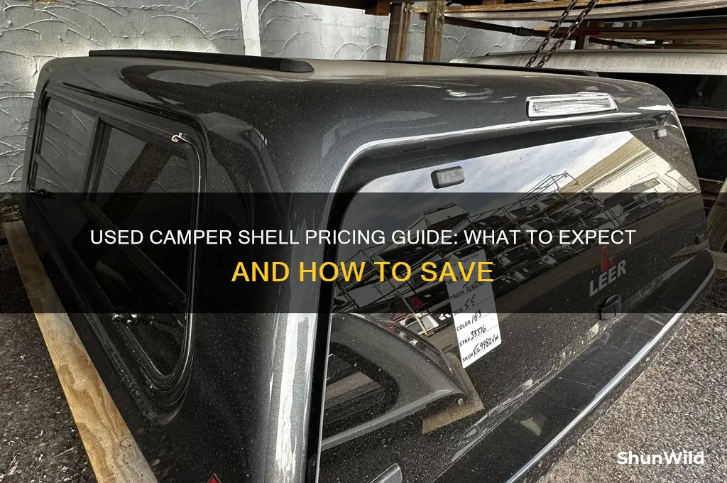 how much is a used camper shell