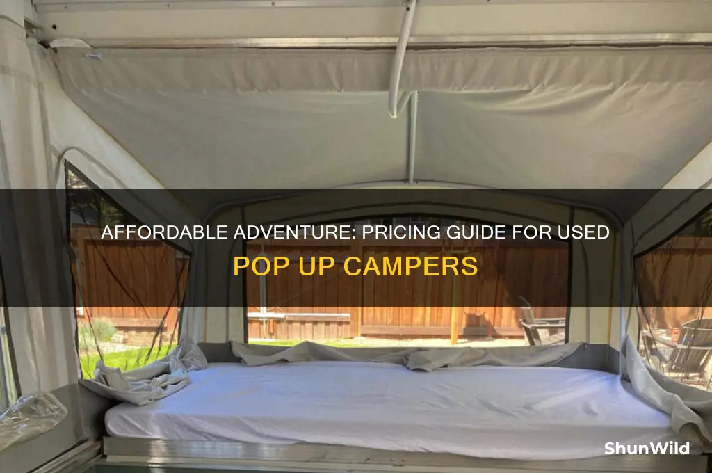 how much is a used pop up camper