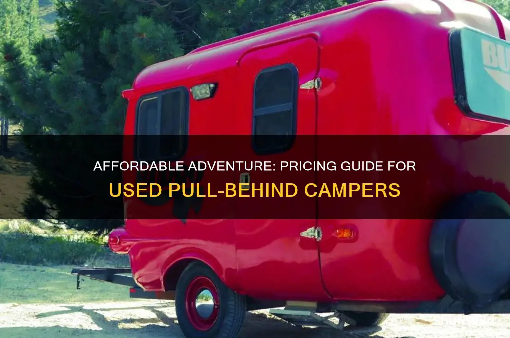 how much is a used pull behind camper