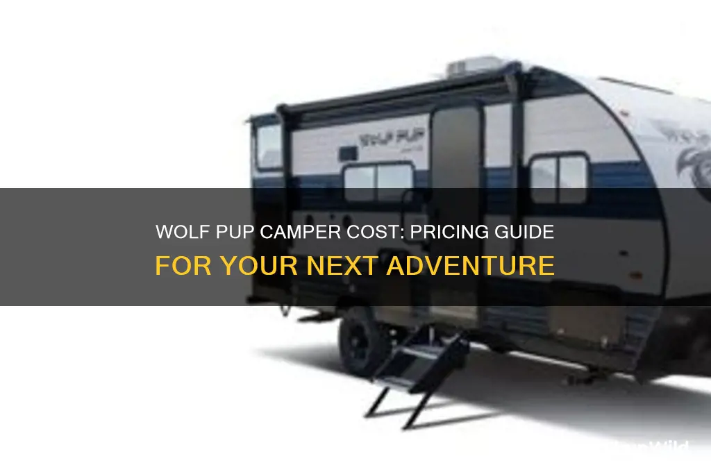 how much is a wolf pup camper