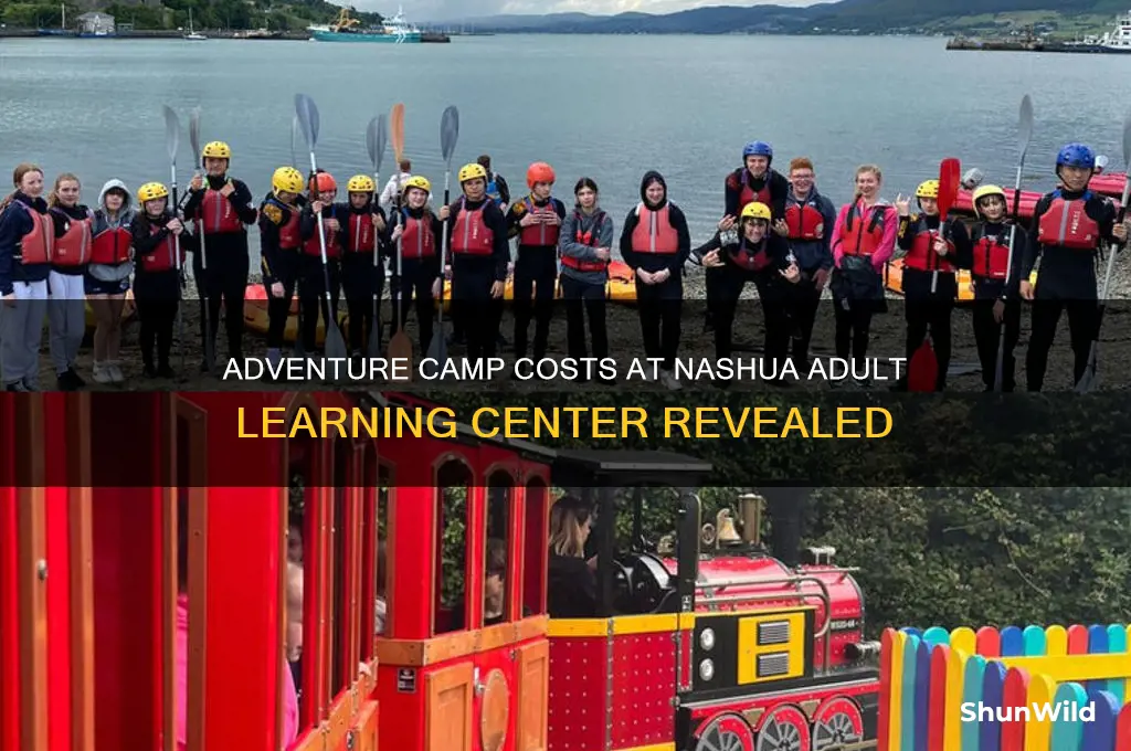 how much is adventure camp at nashua adult learning center