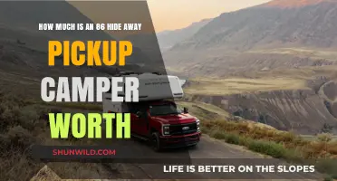Valuing the 86 Hide Away Pickup Camper: Current Market Worth