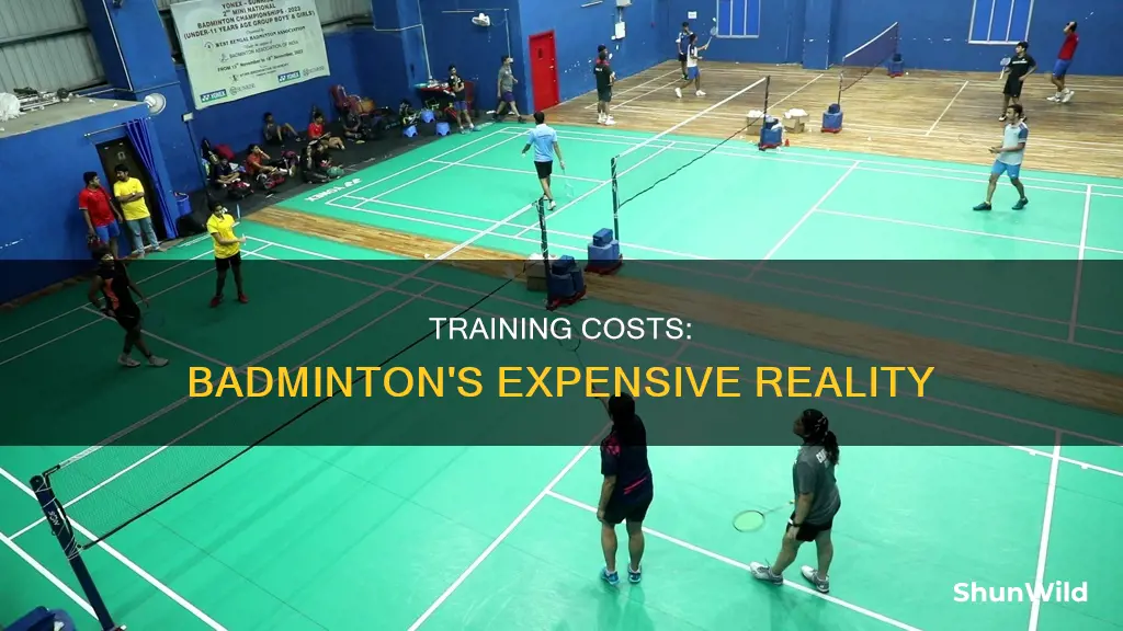 how much is badminton training