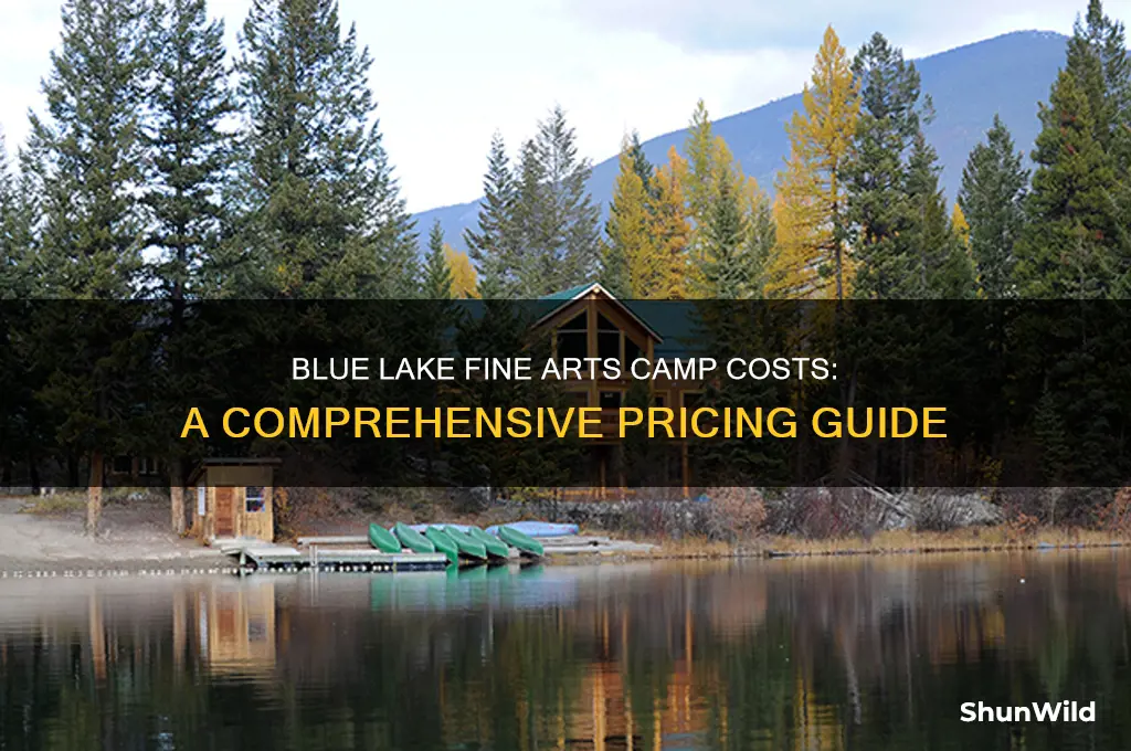 how much is blue lake fine arts camp