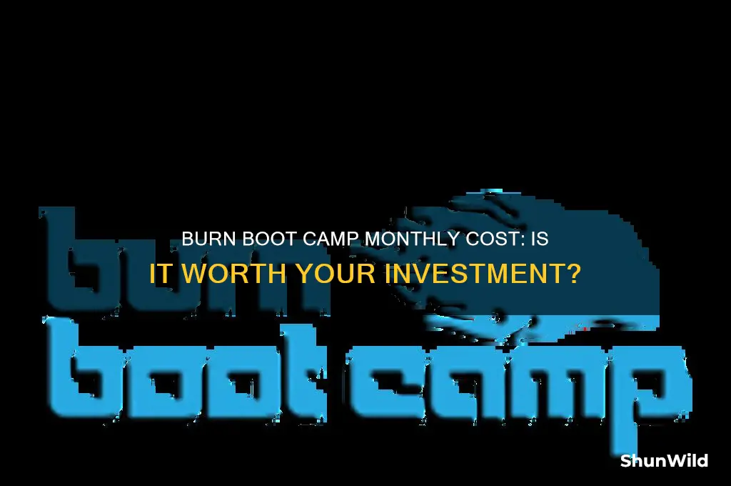 how much is burn boot camp a month