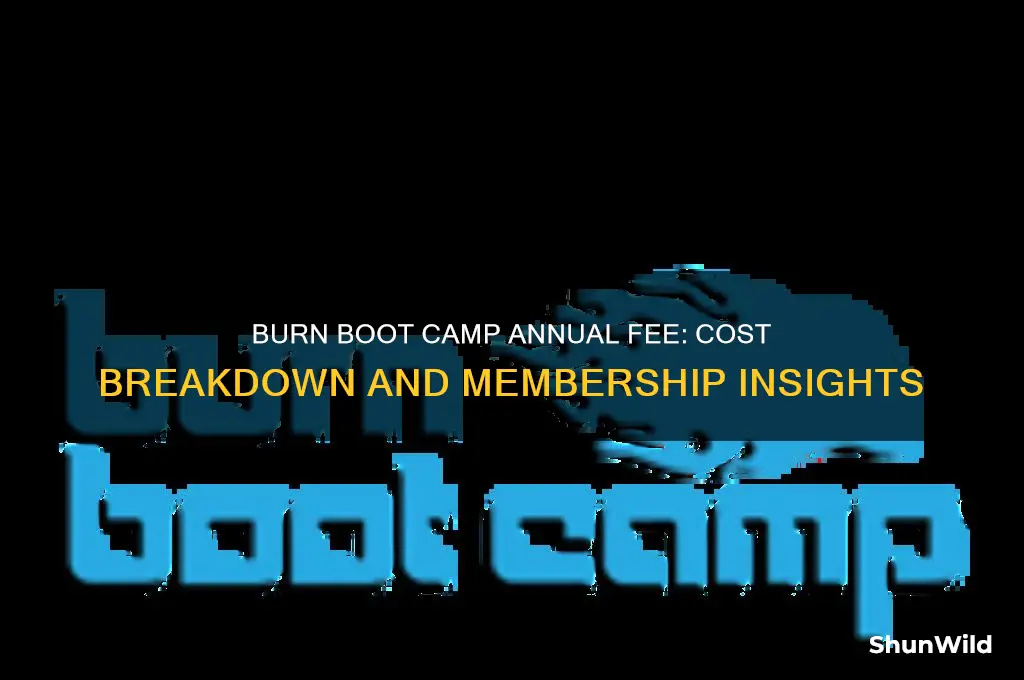 how much is burn boot camp annual fee