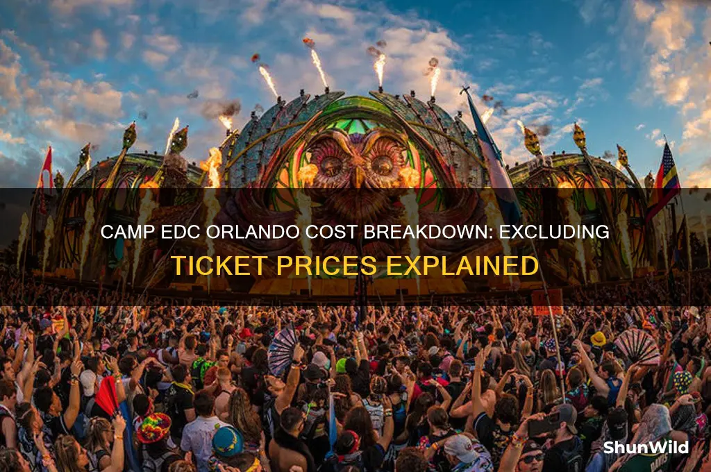 how much is camp edc orlando without tickets