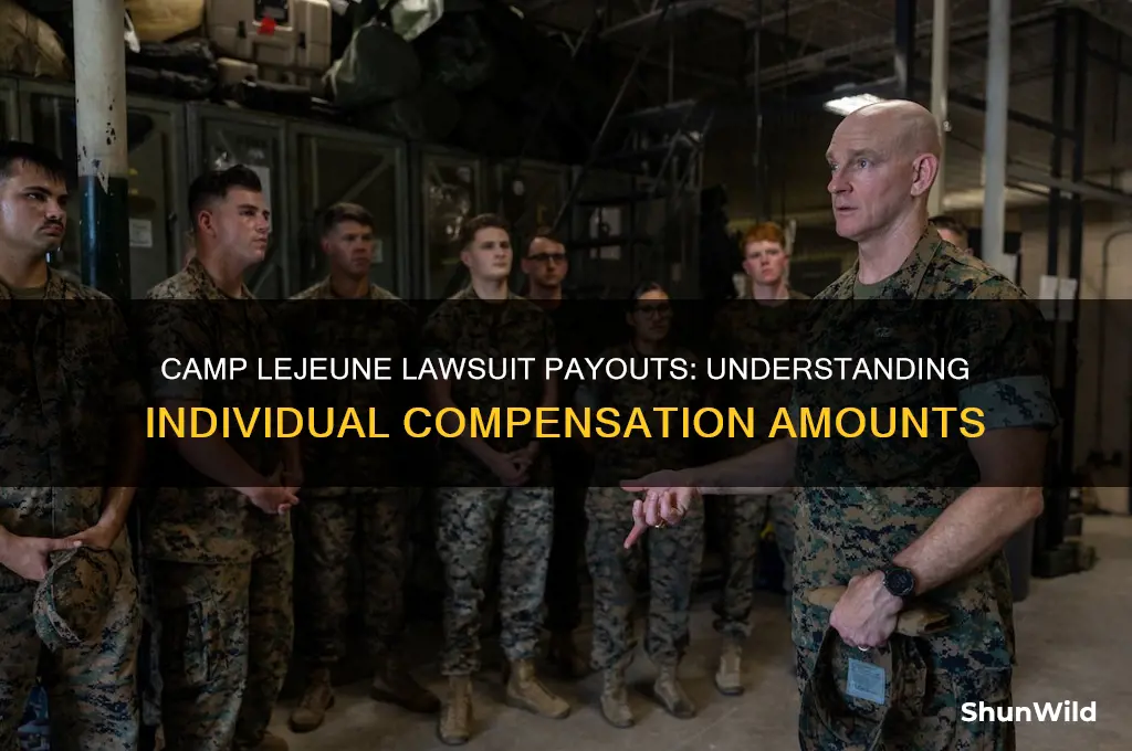 how much is camp lejeune lawsuit payout per person