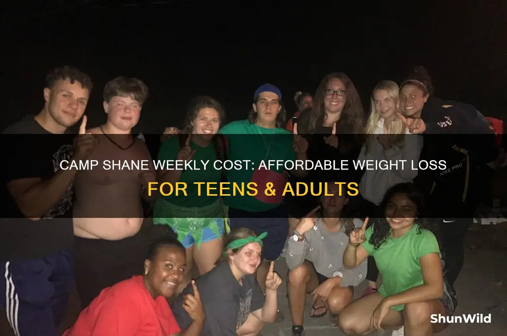 how much is camp shane per week