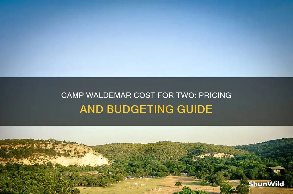 how much is camp waldemar for 2