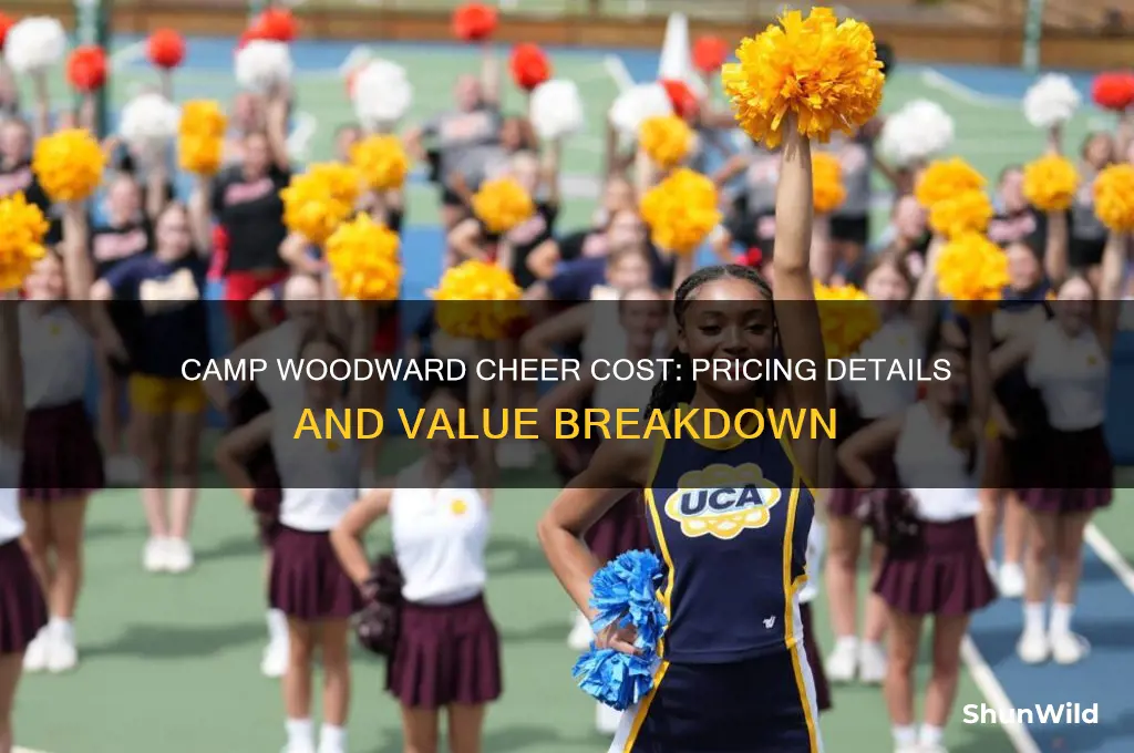how much is camp woodward cheer